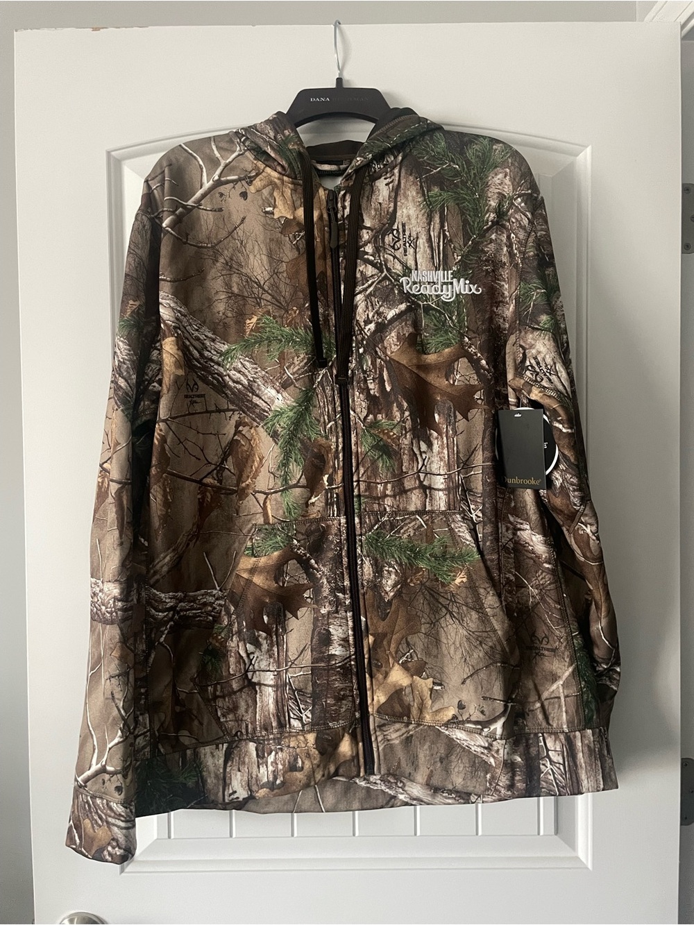 Dunbrooke Men’s Full-Zip Camo Hoodie Jacket - Brown/Green